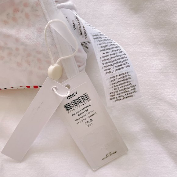 ONLY Bandeau bikini top NEW! large women's bathing suit swim suit strapless - Picture 13 of 13